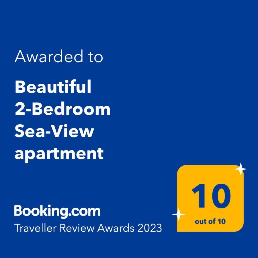 Beautiful 2-Bedroom Sea-View Apartment Netanya Eksteriør billede